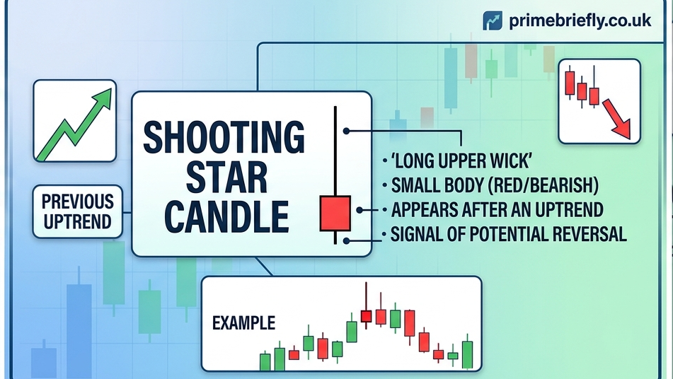 shooting star candle
