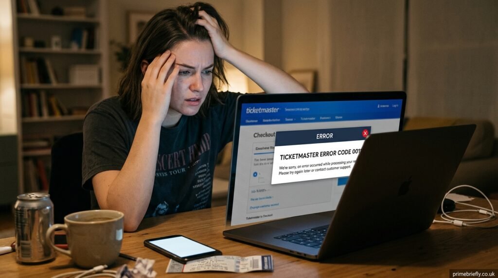 Ticketmaster Error Code 0011